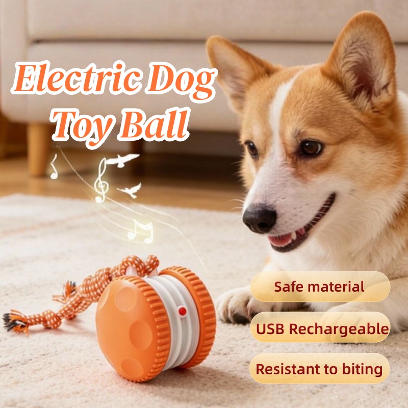 Automatic Moving Dog Ball - Bola Interativa Elétrica Inteligente para Animais