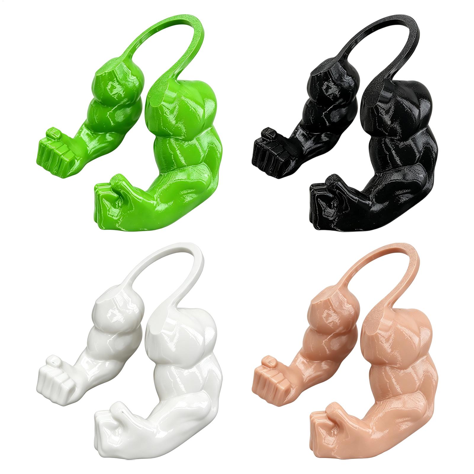 Interactive Squeaky Plush Dog Toy - Braço Muscular Divertido para Gato, Impresso