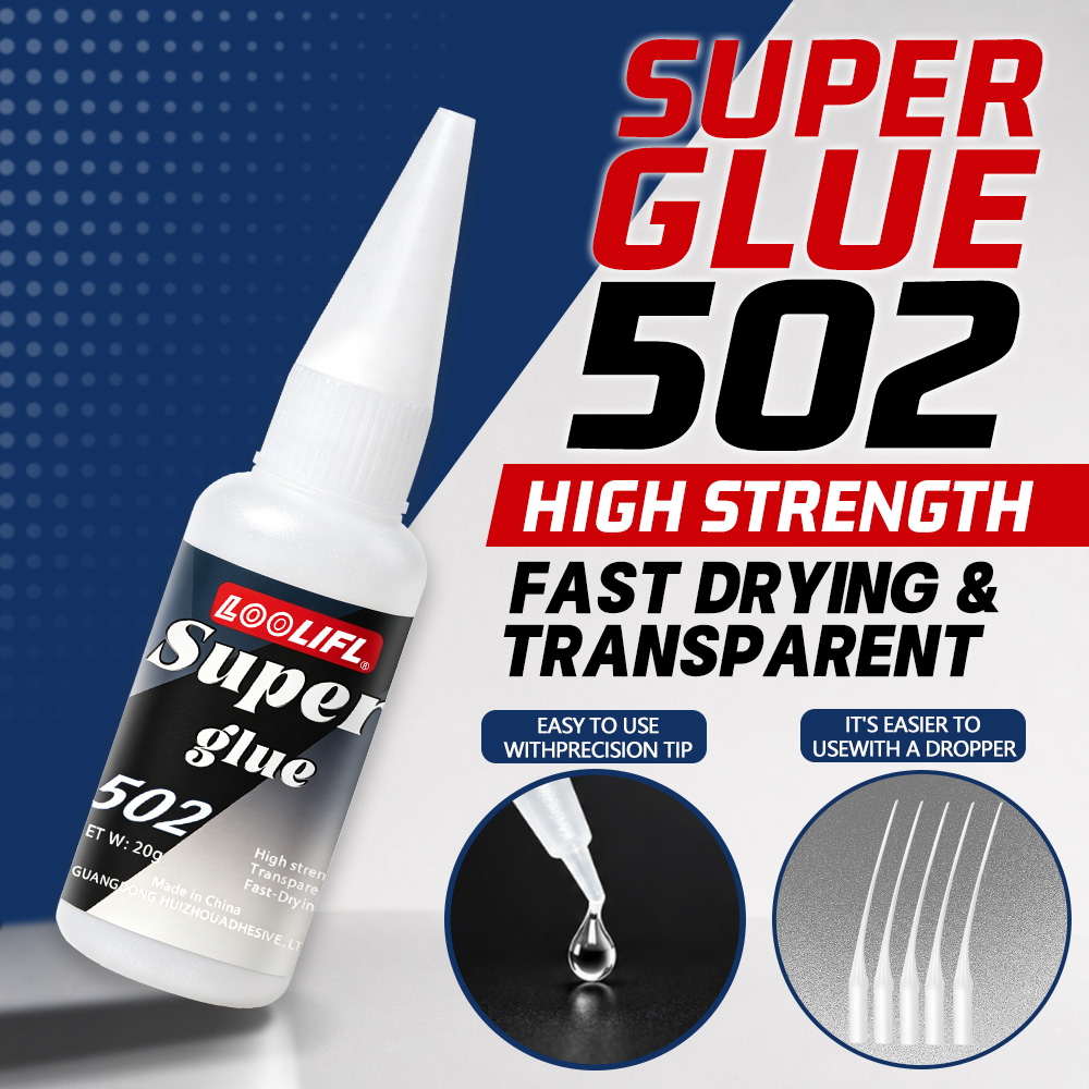 Aquarium - Loolifl-502-20Ml Adesivo Instantâneo Transparente de Cianoacrilato