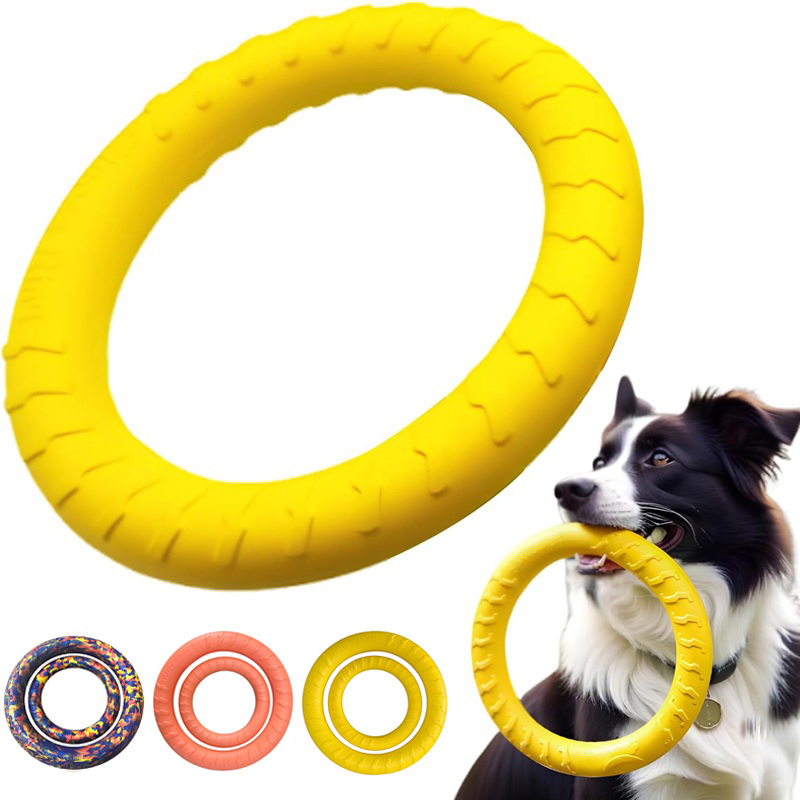 Suction Cup Dog Tug Toy - Brinquedos para Cães, Discos Voadores para