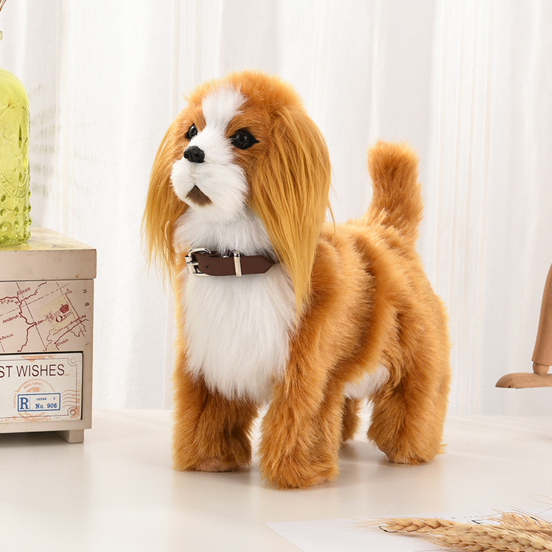 Interactive Squeaky Plush Dog Toy - Brinquedos eletrônicos de pelúcia para cães,