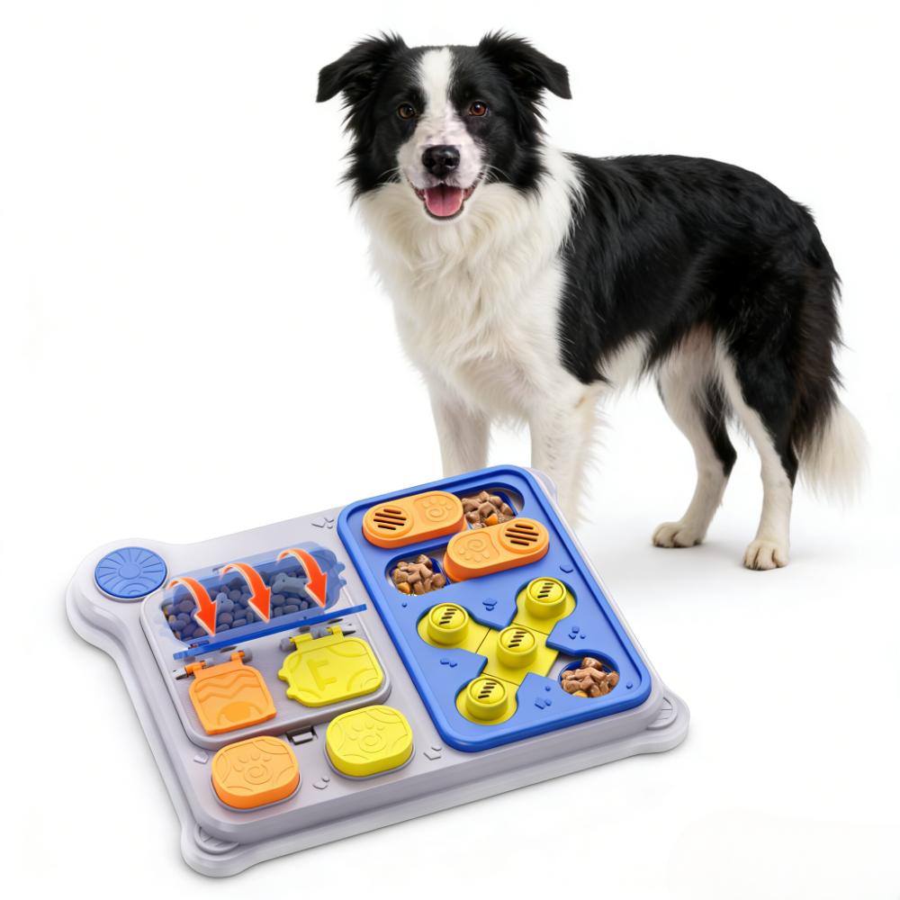 Dog Puzzle Feeder Toy - Brinquedo de Quebra-Cabeça para Cães e