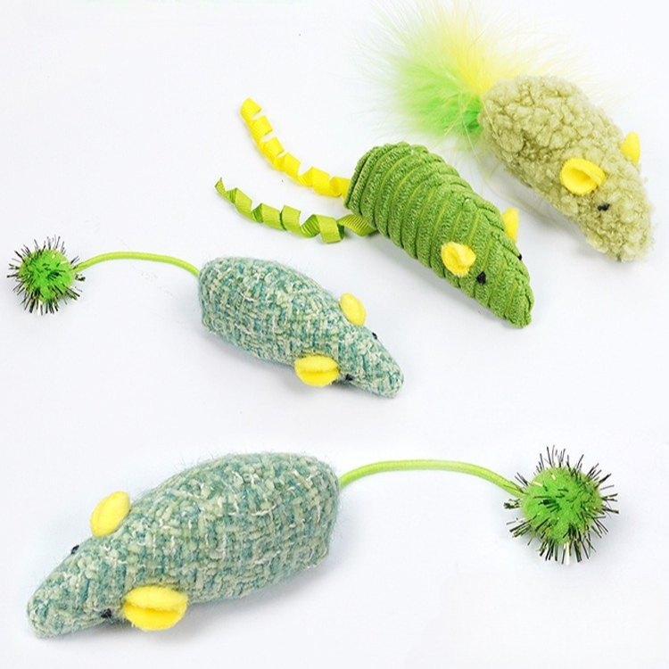 Brinquedos do gato 3 pçs de pe - Catnip Interactive Plush Mouse avaliação e preço