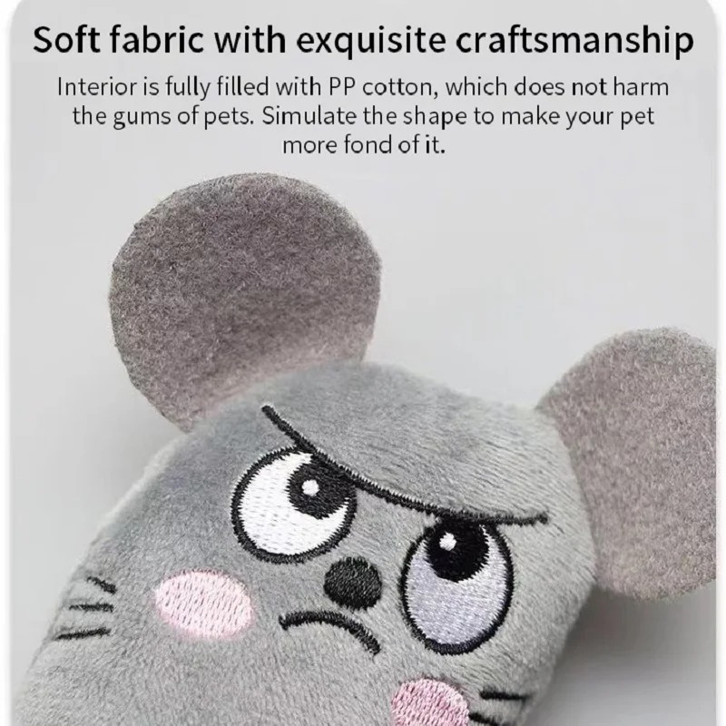 Brinquedos de gato bonito engr - Catnip Interactive Plush Mouse avaliação e preço