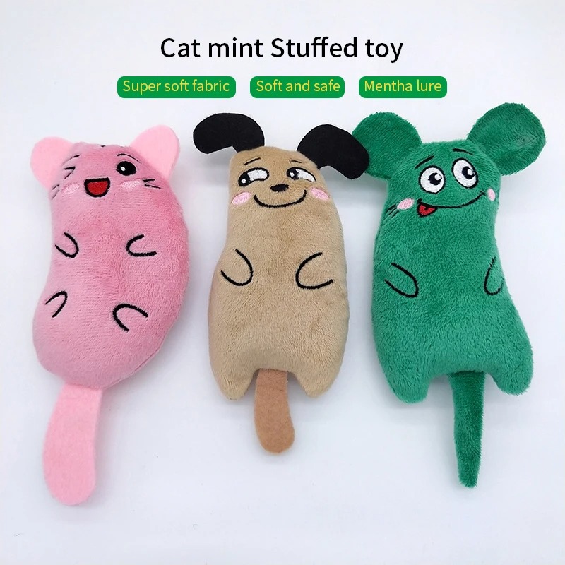 Brinquedos de gato bonito engr - Catnip Interactive Plush Mouse avaliação e preço