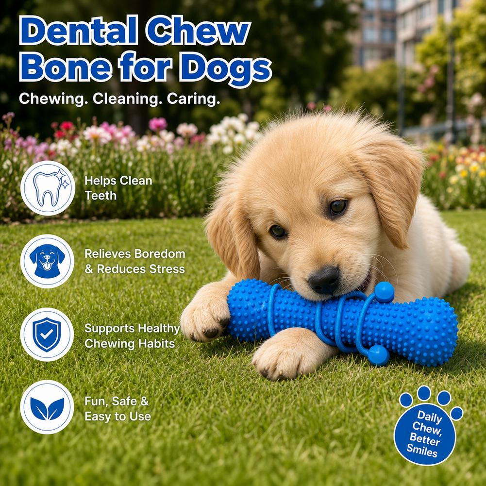 Brinquedo para mastigar para l - Teeth Cleaning Dog Chew Bone avaliação e preço