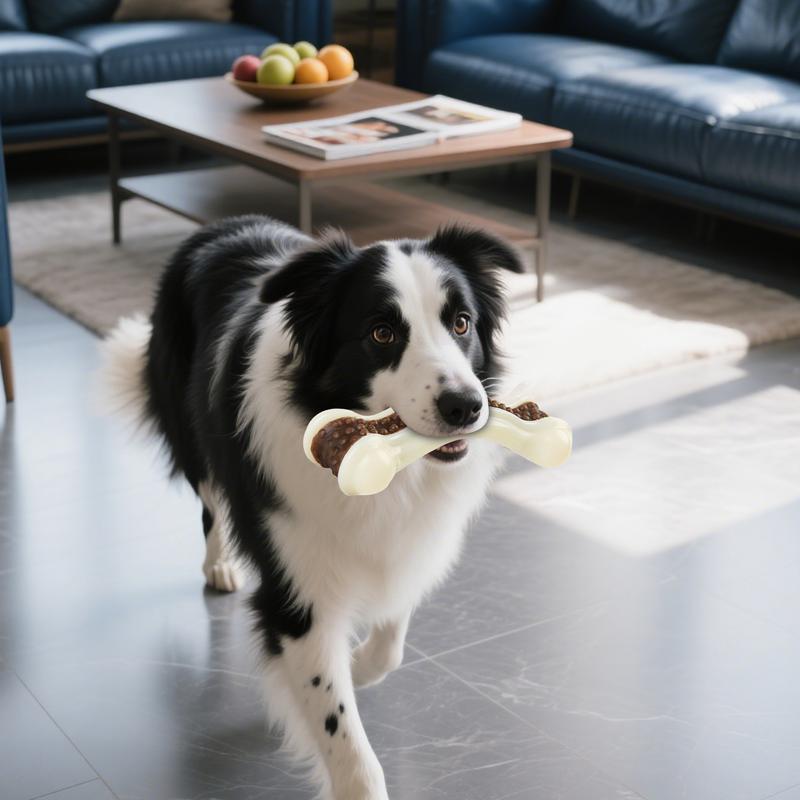 Brinquedo interativo para osso - Teeth Cleaning Dog Chew Bone avaliação e preço