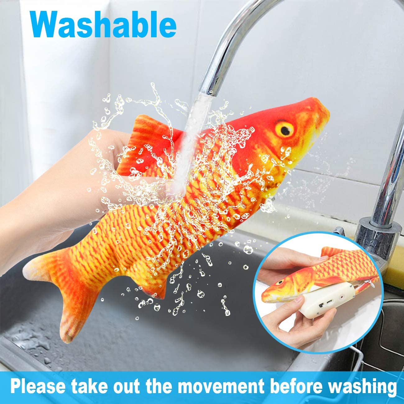 Brinquedos para Gatos em Forma - Electric Floppy Fish Dog Toy avaliação e preço