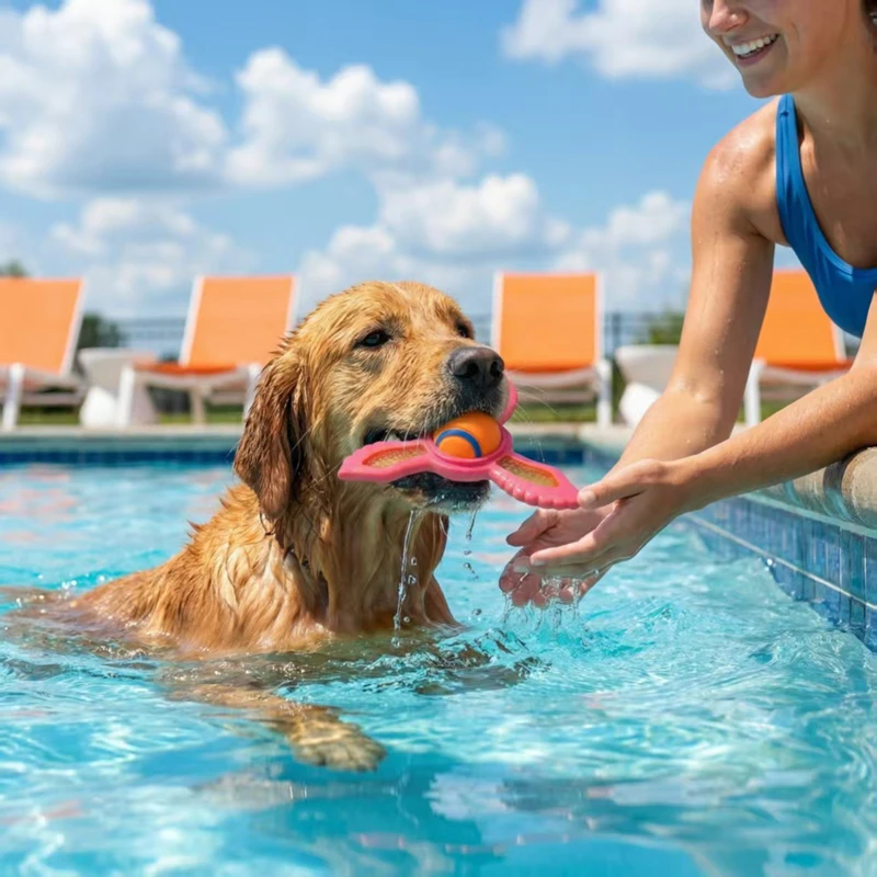 Disco Flutuante Interativo par - Flying Disc Dog Training Toy avaliação e preço