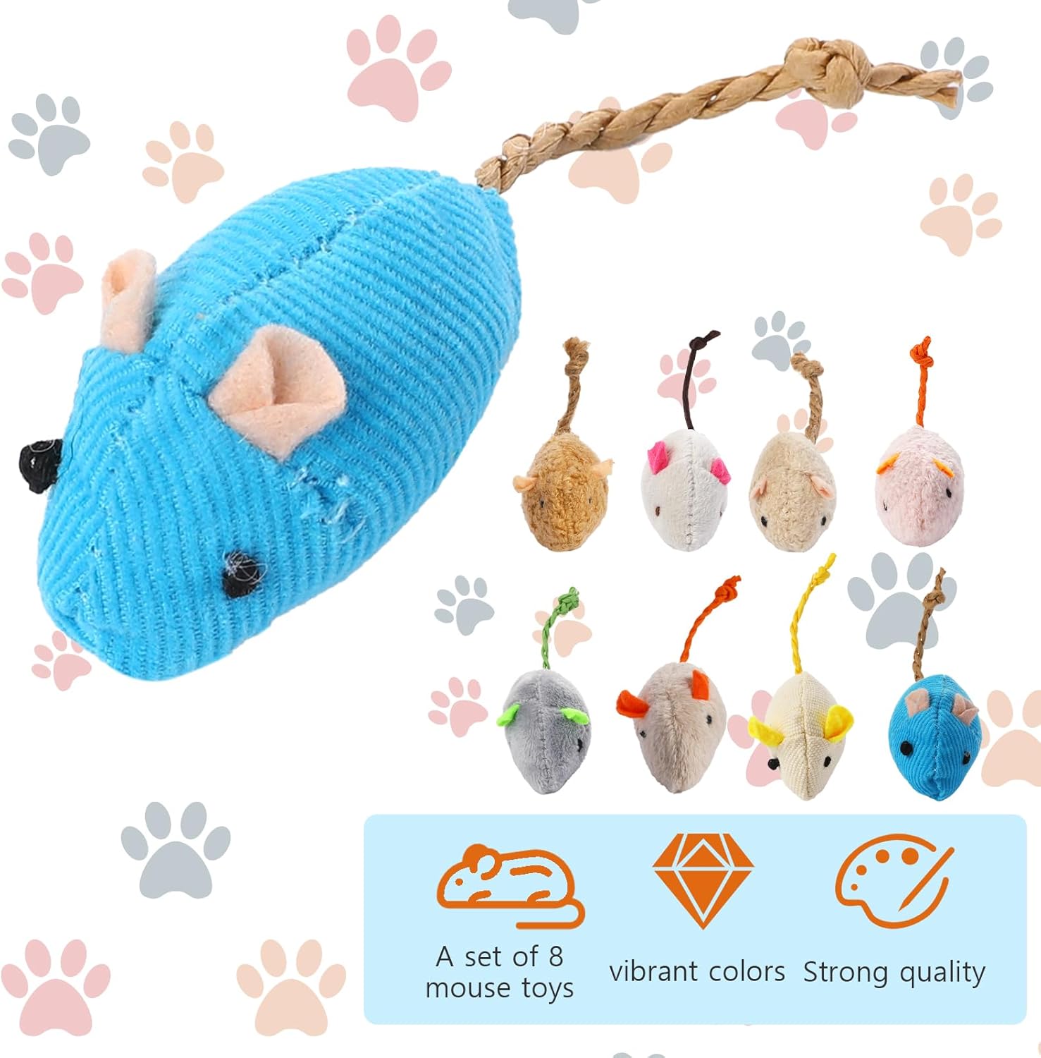 8 brinquedos interativos para  - Catnip Interactive Plush Mouse avaliação e preço