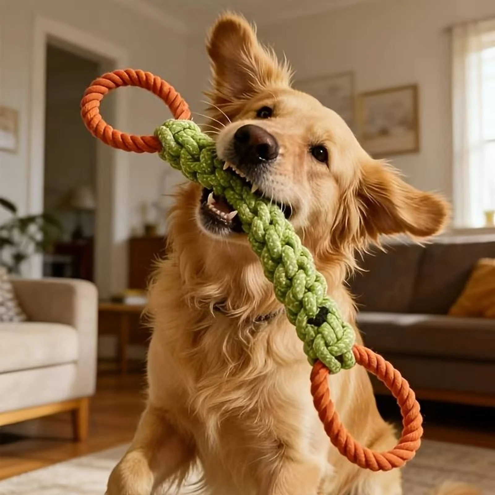 Brinquedo de Corda Durável par - Indestructible Dog Chew Toy avaliação e preço