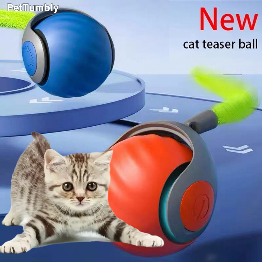 Bola interativa para gatos, br - Automatic Moving Dog Ball avaliação e preço