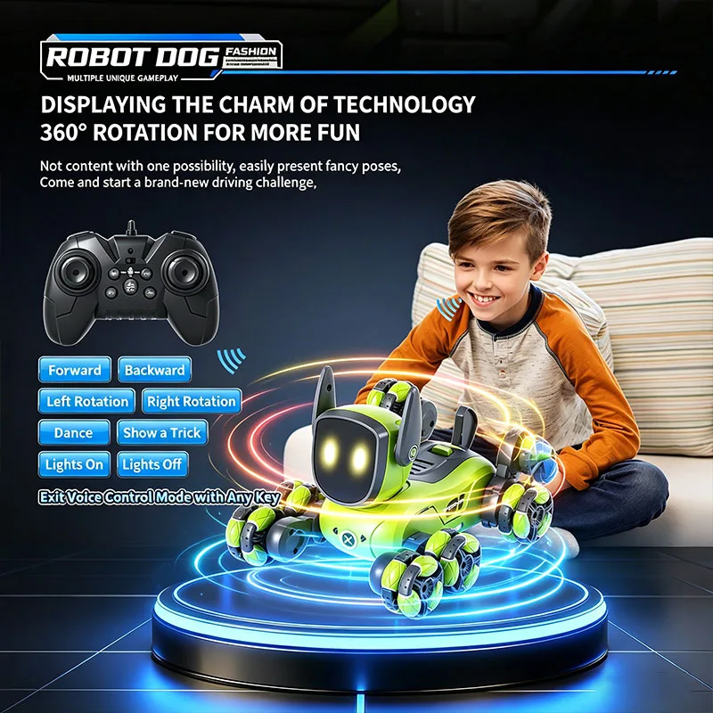 Brinquedo Robô RC JJRC Q200 20 - Interactive Squeaky Plush Dog Toy avaliação e preço