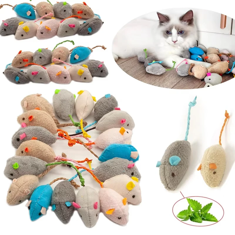5 Peças de Brinquedos Interati - Catnip Interactive Plush Mouse avaliação e preço