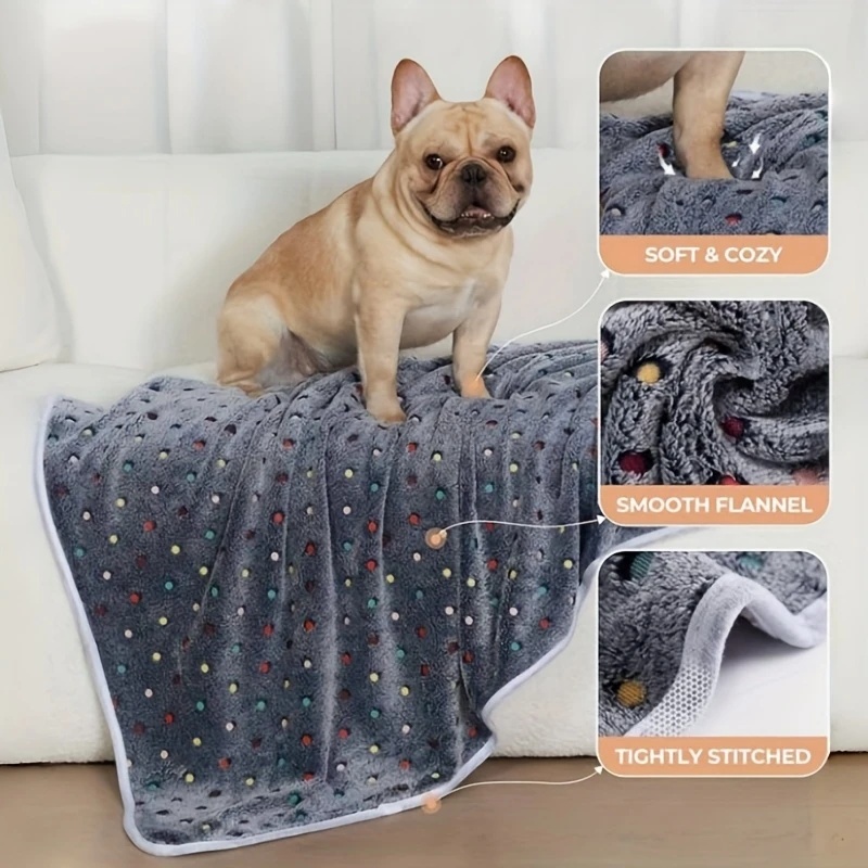 3 pçs macio fofo cobertor para - Pet Beds avaliação e preço