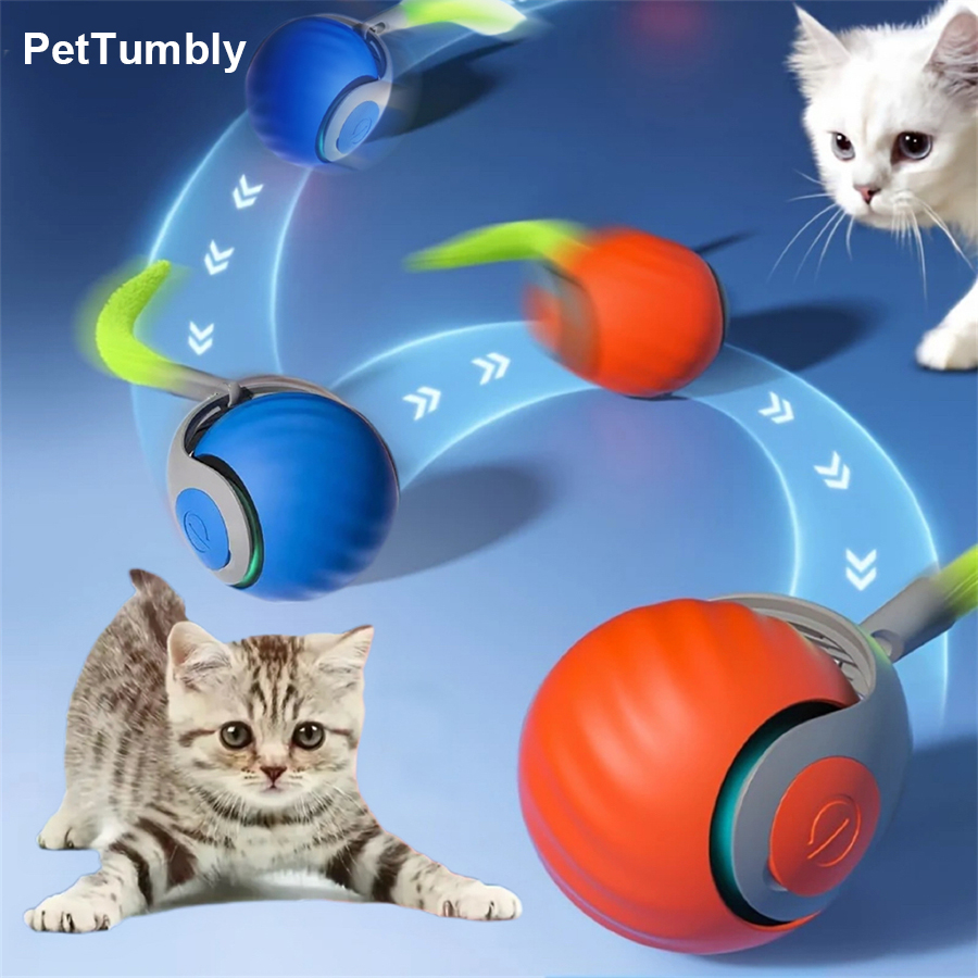 Bola interativa para gatos, br - Automatic Moving Dog Ball avaliação e preço