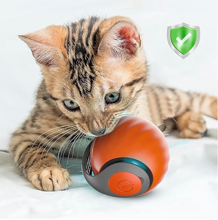 Bola interativa para gatos, br - Automatic Moving Dog Ball avaliação e preço