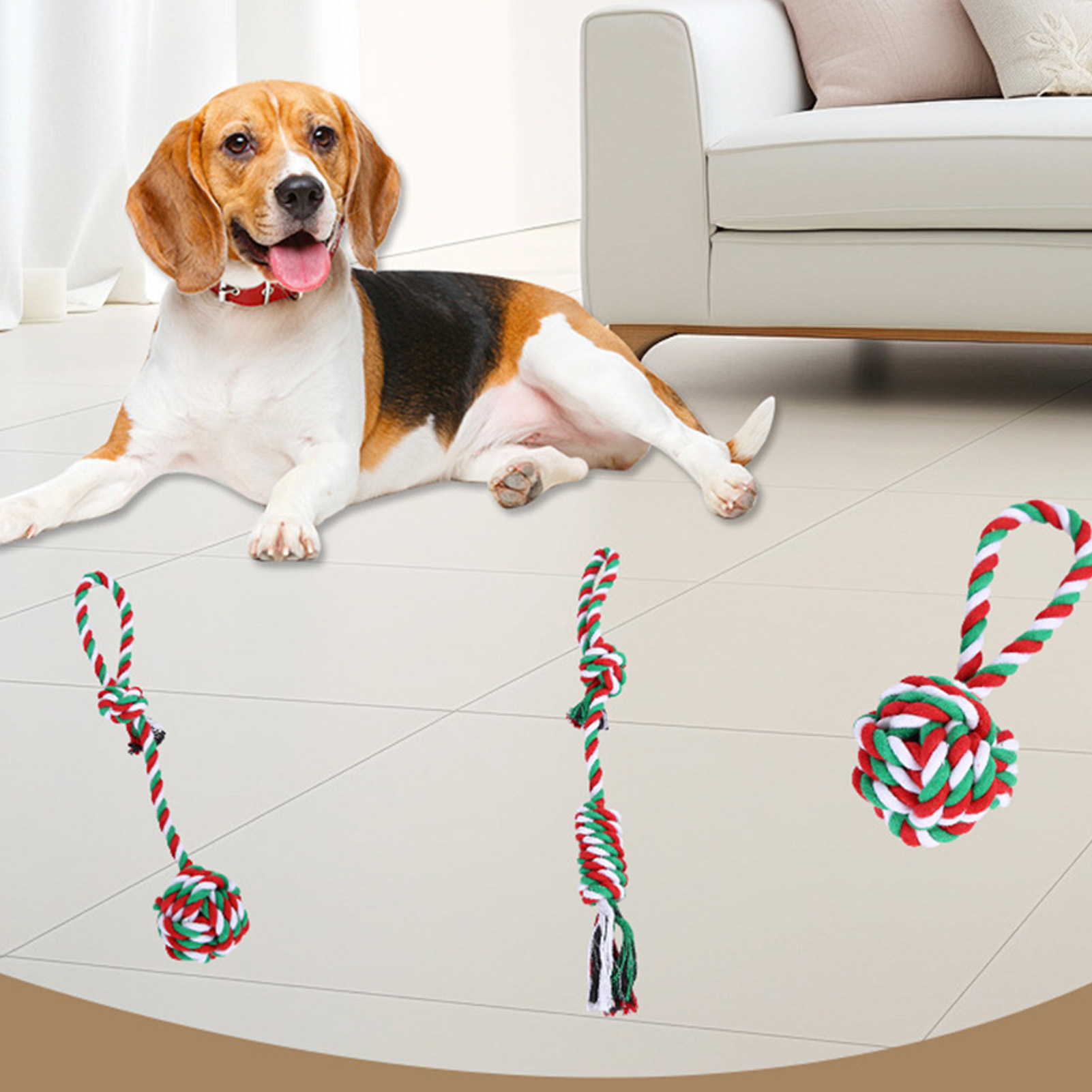 Conjunto de Brinquedos de Cord - Dog Rope Toy Aggressive Chewers avaliação e preço